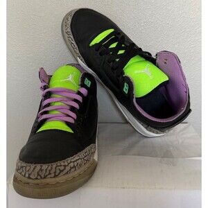 Nike Air Jordan 3 Retro SE GS Electric Green Black Grey DA2304-003 Size 7Y